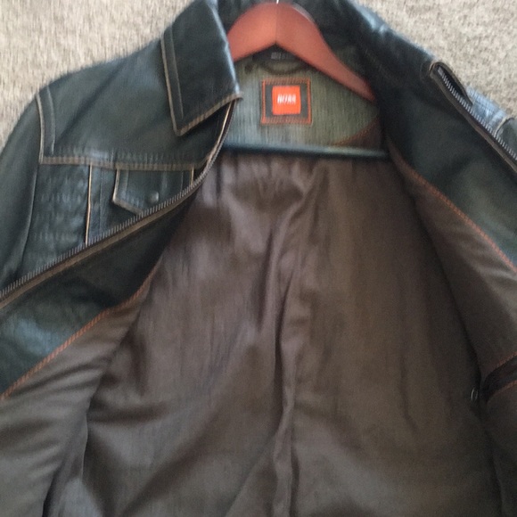 Hugo Boss Leather Jacket - Picture 2 of 6